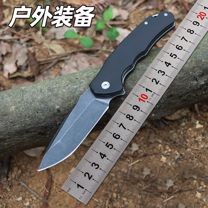 户外刀折叠刀户外野营便携式小刀军工刀俄罗斯刀不锈钢水果刀代发