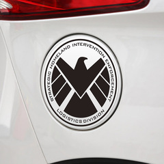 Car magnetic sticker, car body sticker, car decal, black skeleton scratch car door sticker