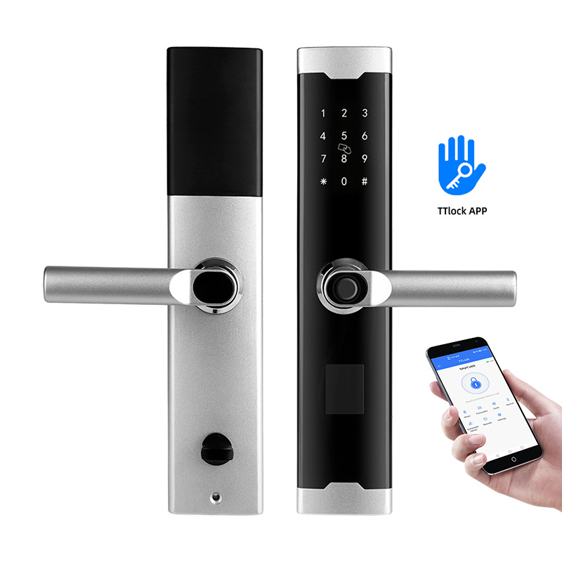 通通APP智能家用防盗指纹密码锁室外庭院防盗门家用电子密码锁
