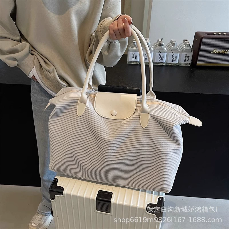 Большая вместимость пригородного путешествия багажная сумка для женщин 2025 дикий тренд модная дорожная сумка легкая сумка на плечо ожидание доставки