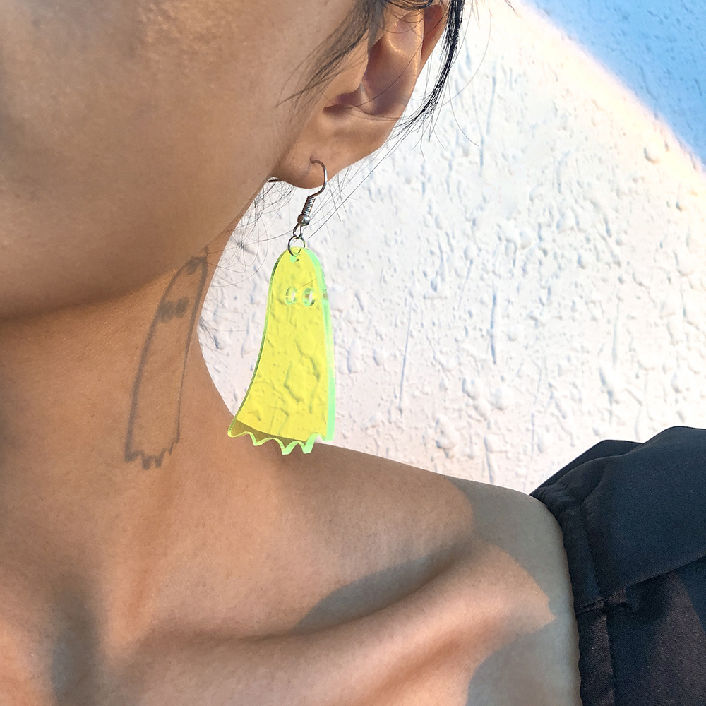 22g Weight No Inlaid Inlay Material Earrings Classification Housewarming, Anniversary, Business, Wedding, Travel, Birthday, Festival Occasion Alloy Material Halloween Festival Geometric Pattern Women'S Gender Fashion Style Halloween New Spider Geometric Alloy Diamond Earrings Wholesale Nihaojewelry 6