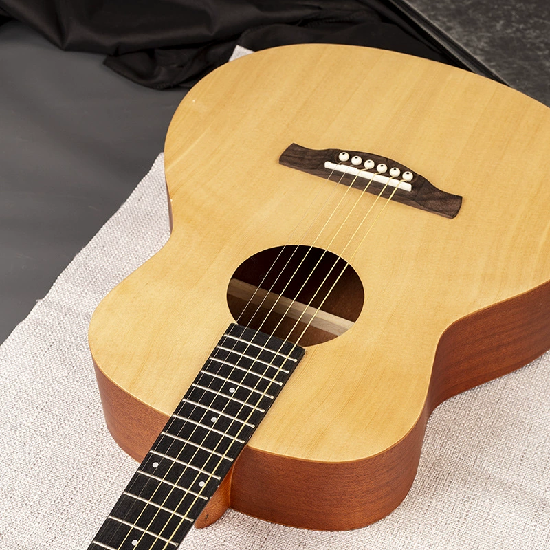 34-дюймовая однопластинчатая гитара 36-дюймовая ель матовая народная акустическая гитара производитель инструментов спот оптом для взрослых детей