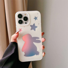 韩国ins风镂空镭射缕空星星兔子苹果手机壳新款14pro女12高级感