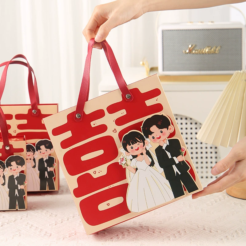 Новый свадебный ящик с подарочной коробкой Китайская свадебная коробка для свадебных конфет