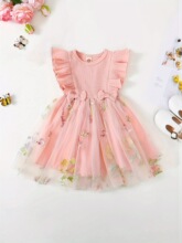 W 89050 Girl's Sleeves Dress Ůͯ��ȹ