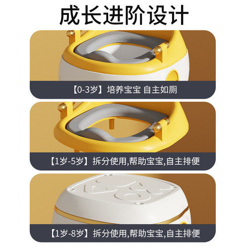 Three-in-one children's toilet, baby's multi-functional toilet seat, baby's three-purpose infant potty and foot stool