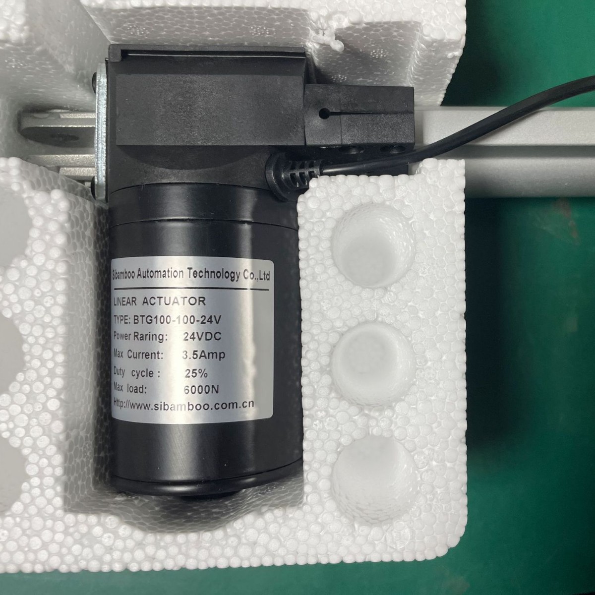 脱钩电机BTG100-100-24V码头专用线性致动器 上海颁博为码头客制