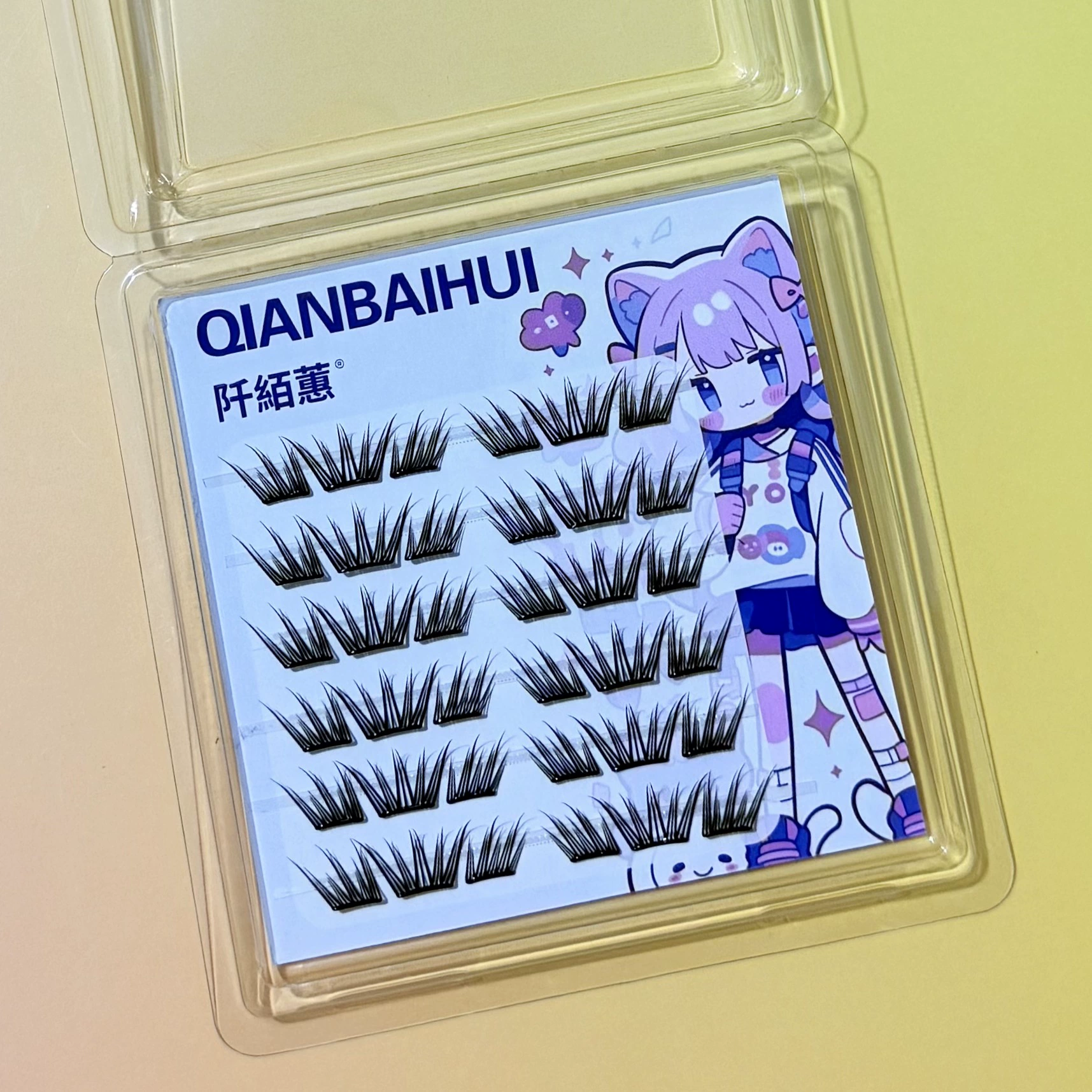 Capacious dense soft false eyelashes for eyelashes