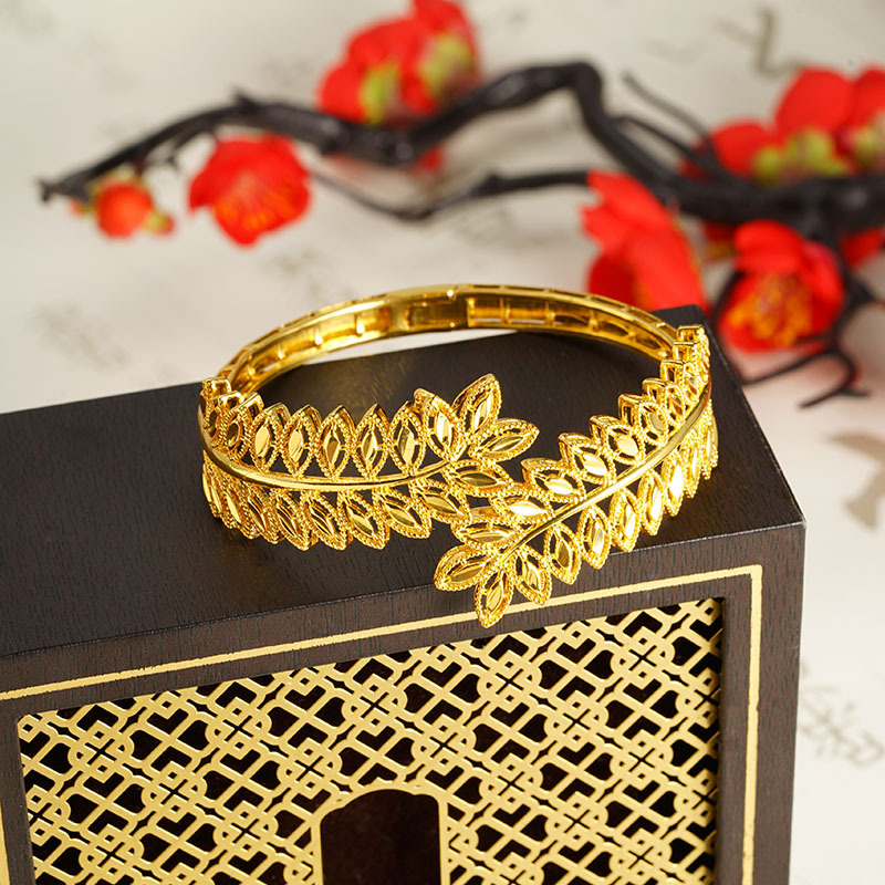 Vietnam oro de arena china broca pulsera anillo feminino retro moda nacional no se desvanece joyas accesorios Yiwu