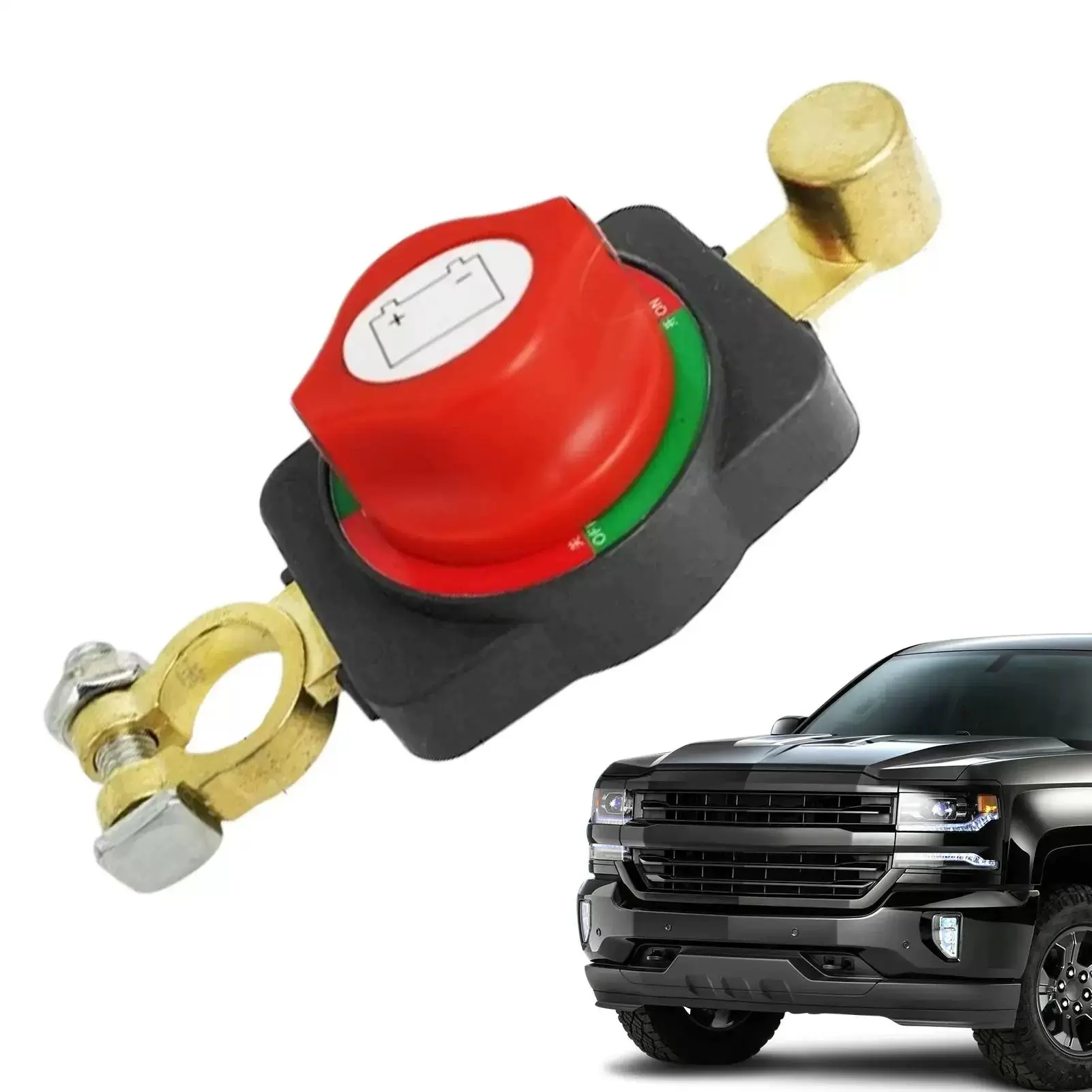 跨境黄铜连体断电开关英制拧螺丝通用汽车总电源开关汽车改装配件