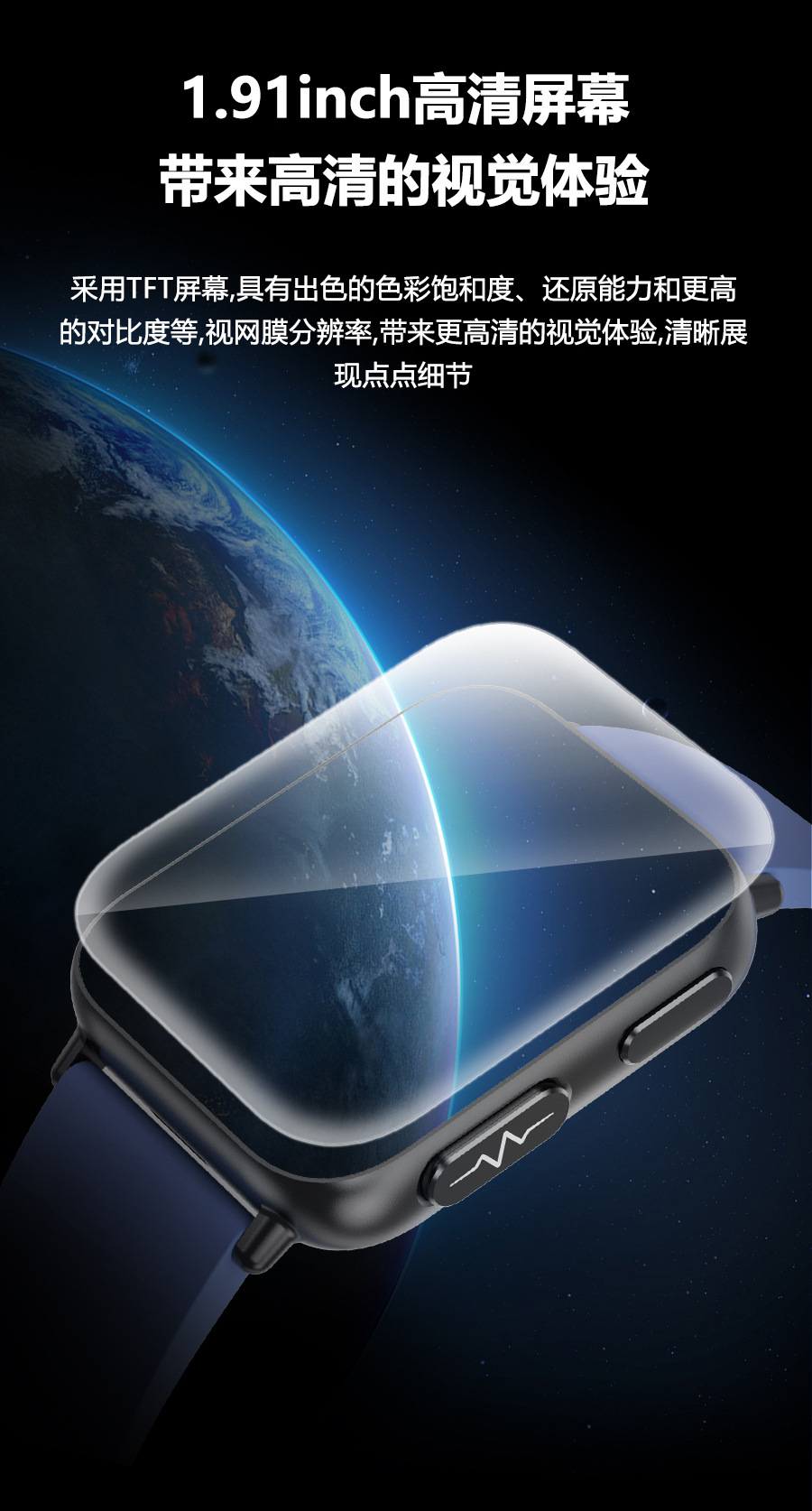 The new cross-border TK10 smartwatch, ECG, heart rate, blood pressure, blood oxygen, body temperature, fitness and health wristband, and incoming call reminder undefined