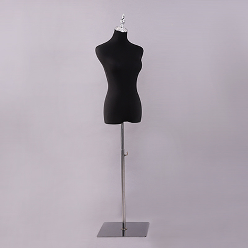 Modelo de tienda de ropa estante leche seda hembra medio cuerpo maniquí mesa modelo de cabeza pantalla estante ventana vestido de novia modelo accesorios femenino image 13