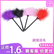羽毛拍子SM玩具用品情趣调情羽毛刷棒成人用厂家批发一件代发挑逗