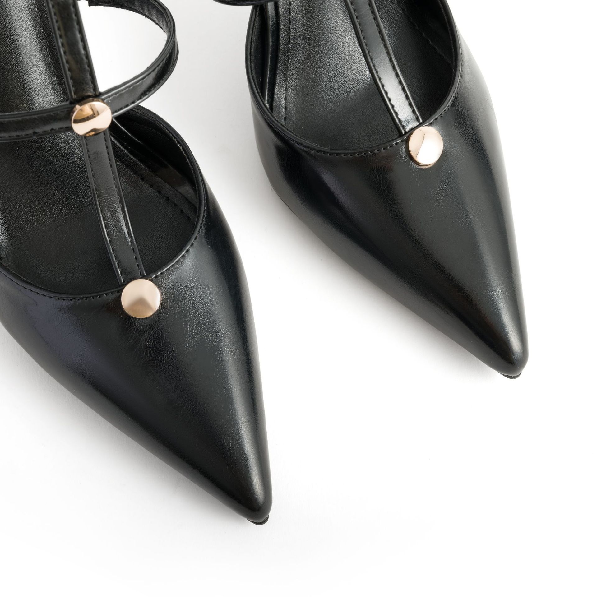Women's Stiletto Pumps Pointed Toe Buckle Heels For Elegant Style_voghion.com