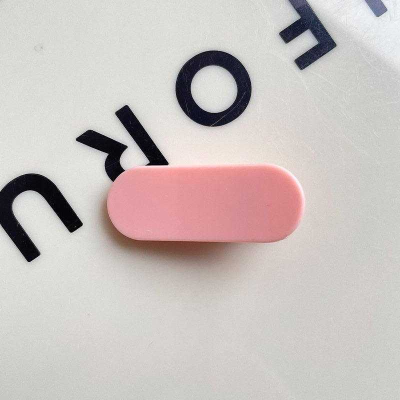 夏季新款糖果色色高级感圆头发夹刘海夹奶油胶发夹diy鸭嘴夹发饰