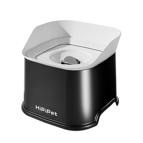 Simple Splash-Proof Square Floating Water Bowl for Dogs and Cats, Waterproof Mouth, Tall Capacity Pet Water Bowl for Small and Large Dogs