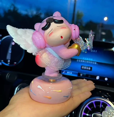 Car ornaments — Interior Decorations, Rotating Ornaments, Little - music-angel-yuanbao-fan-xiaoxin
