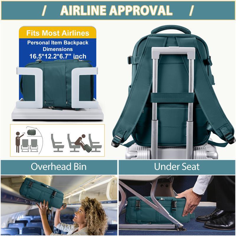 Carry On Travel Backpack For Women Men With Laptop|undefined