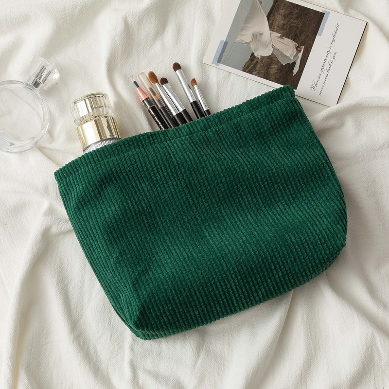 Etsy個性化刺繍コーデュロイ化粧バッグ携帯洗面バッグ大容量メイク直し小銭携帯バッグ|undefined