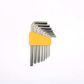 得力工具内六角扳手套装家用平头内六方螺丝刀五金多功能螺丝刀