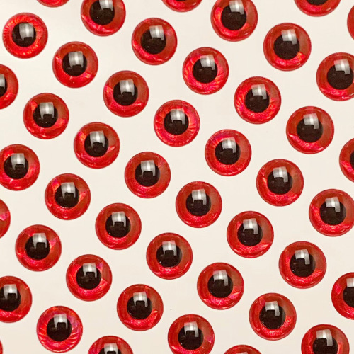 Factory Direct Supply High Transparency Crystal Drop Cast 3D Fish Eye Rainbow Laser Film Fish Eye 3D Simulation Fish Eye Sticker