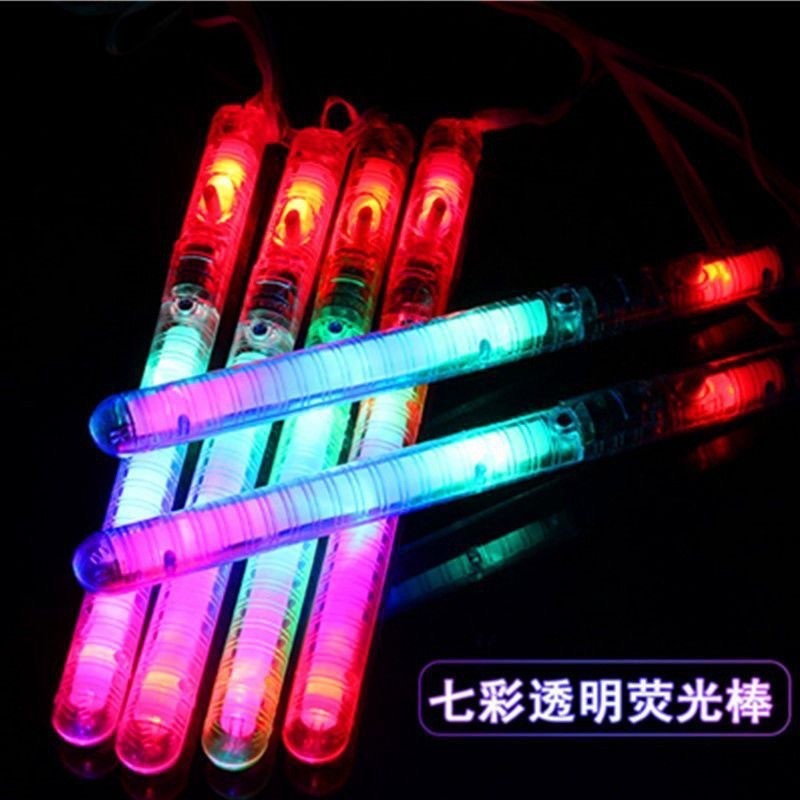 Rainbow colorful flashing electronic light stick