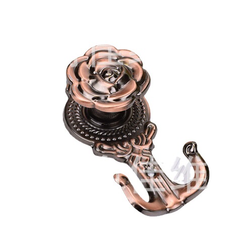 Factory direct sales Peony flower hooks Curtain straps and rope wall hooks Wall hooks and window decorations for metal hanging balls