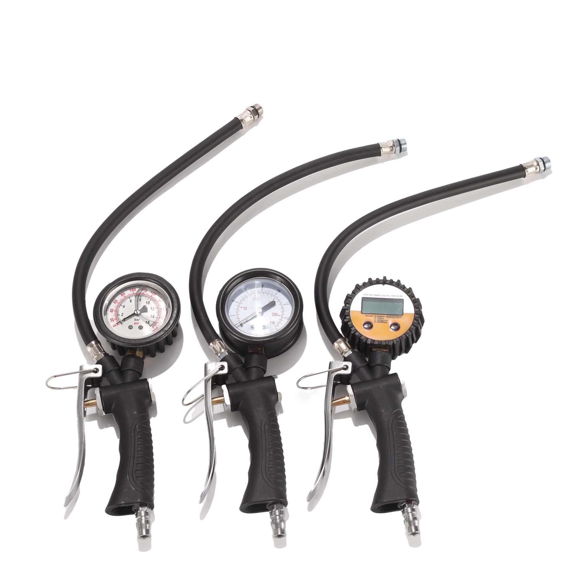 High-Precision Tire Pressure Gauge, Digital Display Pressure Meter, Car Tire Pressure Gauge, Oil-Immersed Tire Pressure Gauge, Inflator Gauge Wholesale
