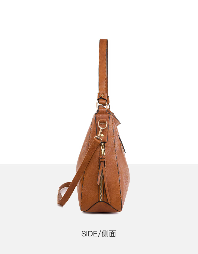Cross-border women's bags 2023 New style single-shoulder bag, simple crossbody wandering bag, Korean-style handbag, women's tote large bag undefined