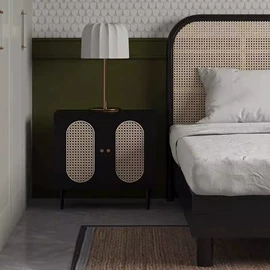 实木床;餐边柜;布艺沙发