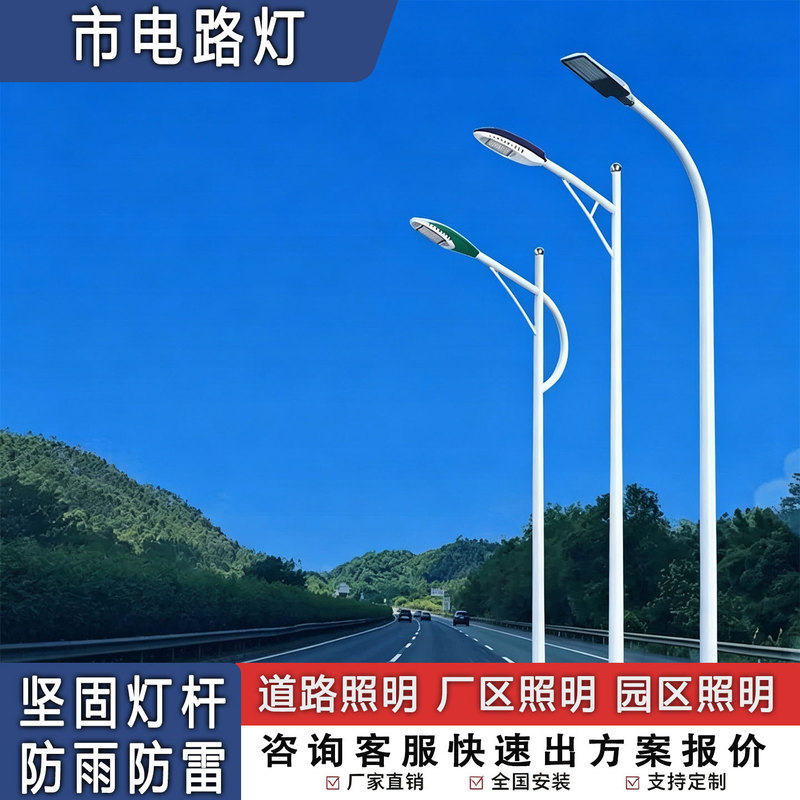 Outdoor Led City Street Lights, Municipal Road Lighting, High Pole Lights, Special Street Lights for New Rural Project Renovation Projects