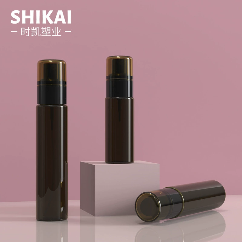 В наличии Оптовая 30ml50ml60ml портативный солнцезащитный крем увлажняющий тонкий туман спрей бутылка ПЭТ коричневый небольшой спрей бутылка