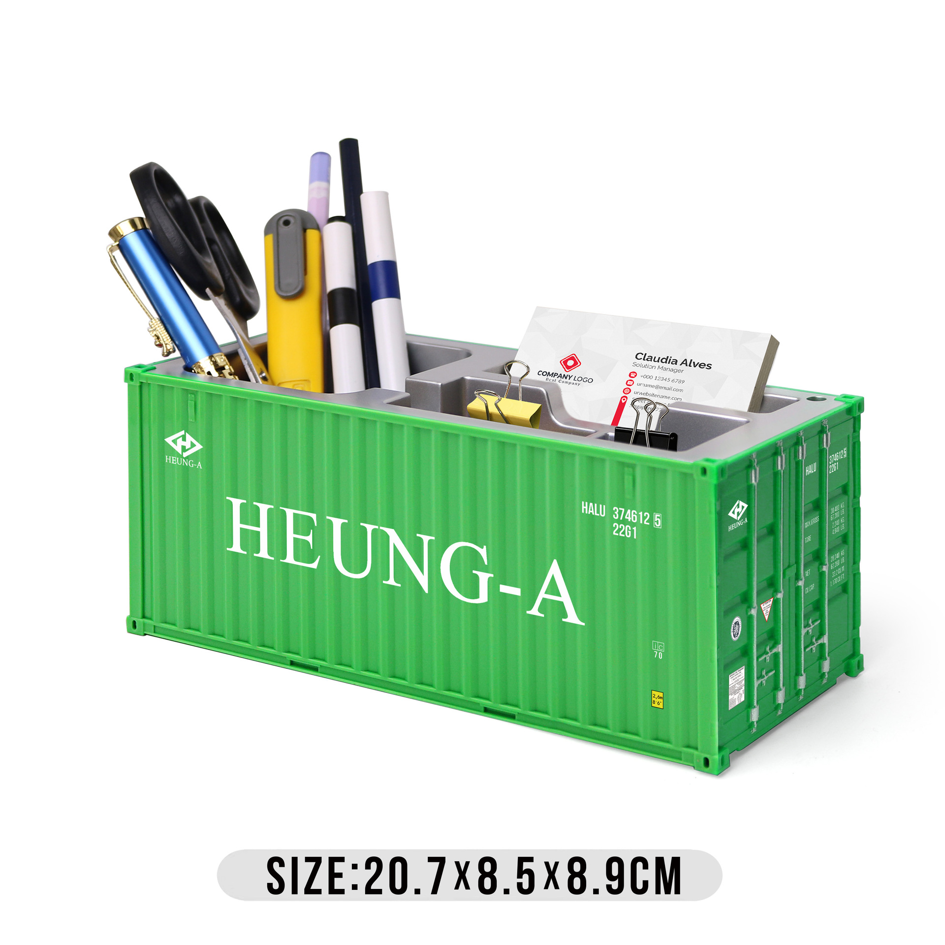 Caixa de almacenamiento de tarjetas de visita de Xingya Pen Holder