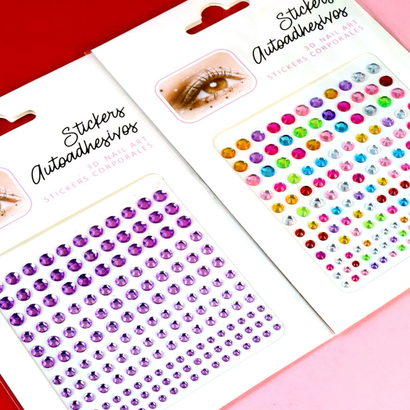 Трансграничные глаза Diamond Pearl Water Drop Алмазные наклейки для макияжа глаз сценические наклейки для лица с клейкими трехмерными наклейками Детские выступления яркий бриллиант