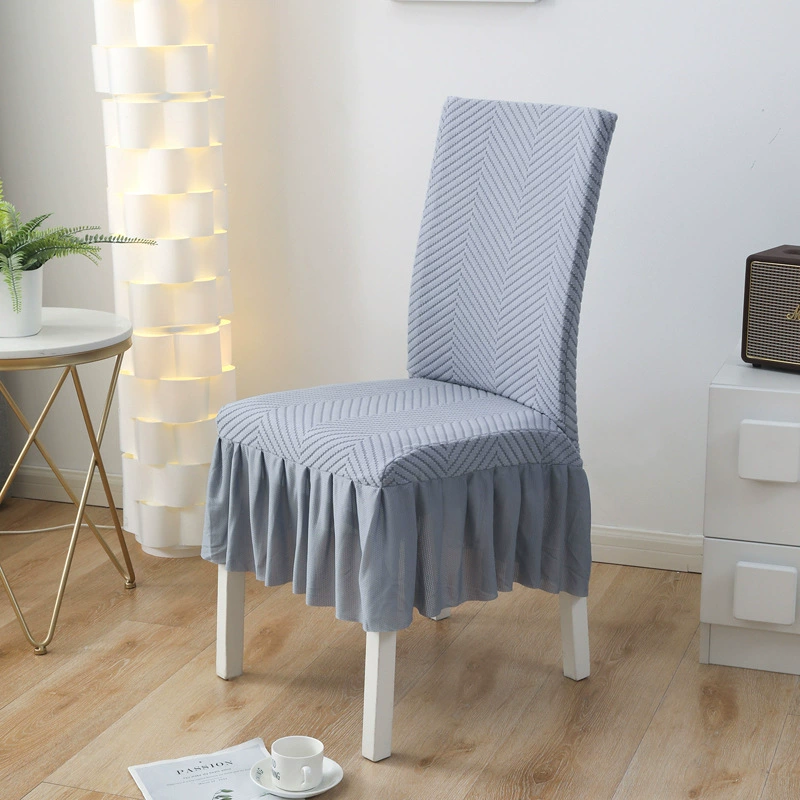 Чехол для стула из вельвета серии «Лава» с узором «елочка», 2025 г.