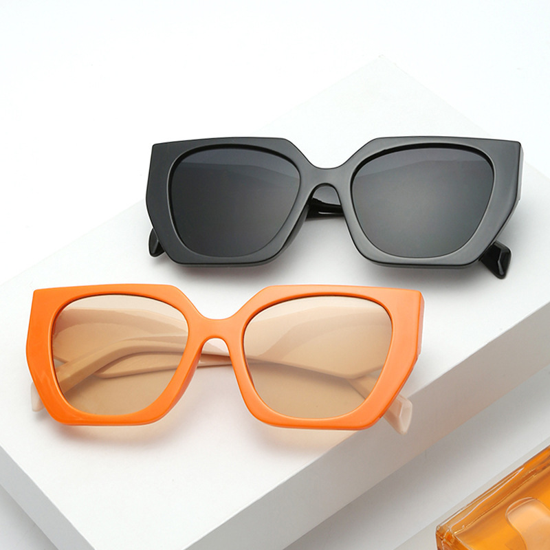 Cross-border Square Large Frame European and American Fashion Sunglasses Men and Women Street Photographic Irregular Personality ins Sunglasses Cross-border Square Large Frame European and American Fashion Sunglasses Men and Women Street Photographic Irregular Personality ins Sunglasses