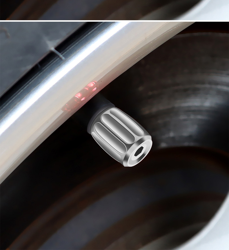 New car tire anti-theft valve decorative brass color gas nozzle cap universal anti-theft valve core cap cap