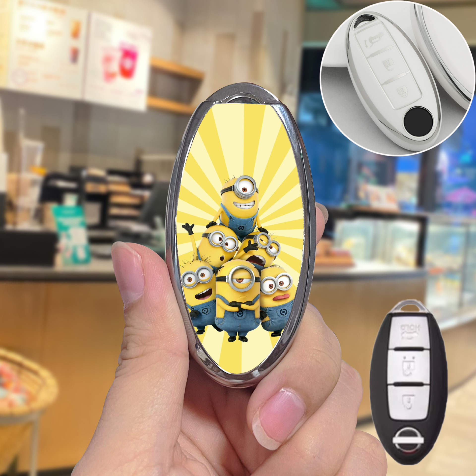 3 예비 상자 단면 작은 노란색 남자