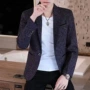 修身男士春秋商务西服