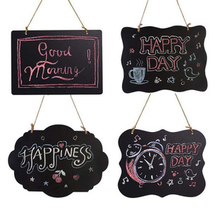 Blackboard hanging lanyard 25*20cm lace small blackboard shop sign sign doorplate to inform girlfriends in stock manufacturers