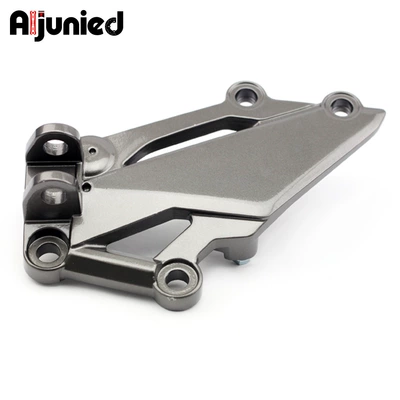 Suitable for Motorcycle Kawasaki Ninja Ninja250 300 Front Pedal Right Bracket Pedal Modification Accessories (Motorcycle pedals) - metallic-ash