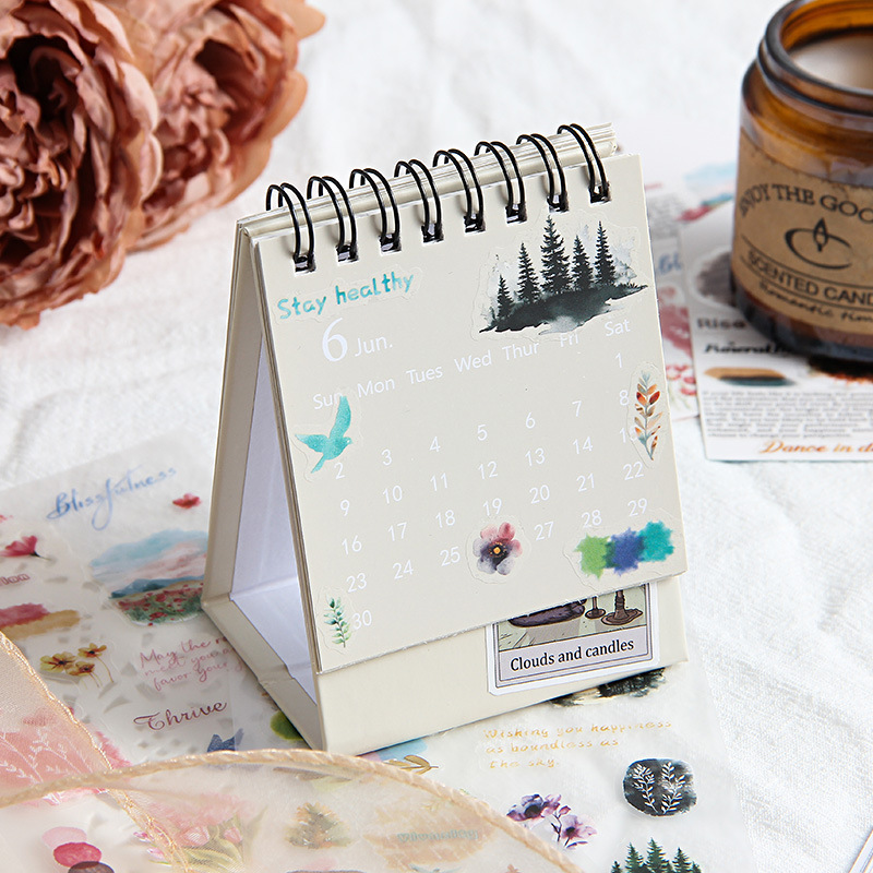 Yunshan máscara de niebla transparente pegatinas de mascotas impermeables ins ventilador diario material de decoración niebla superficie pegatinas de papelería natural