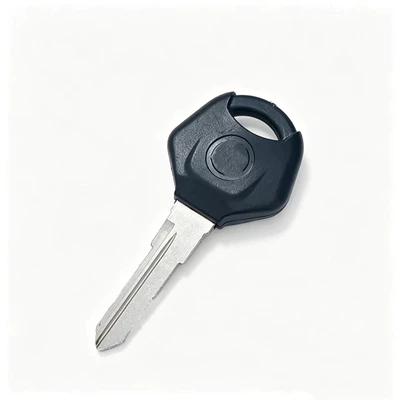 Motorcycle Key Equipped with a Chip and