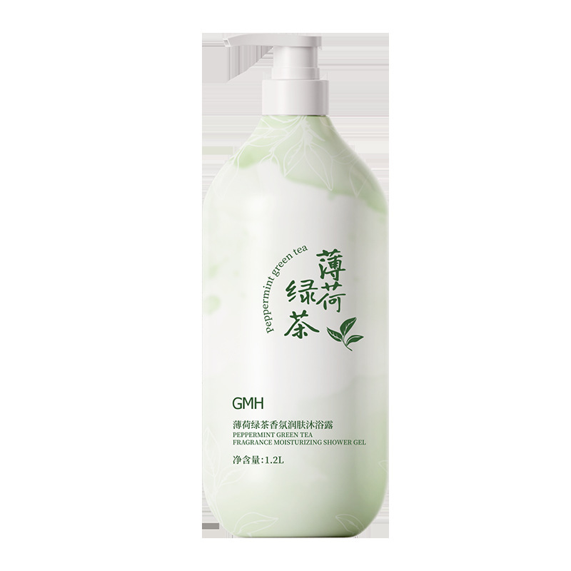 GMH薄荷绿茶沐浴露1200ml深层清洁清爽不油腻夏季学生男女批发|undefined