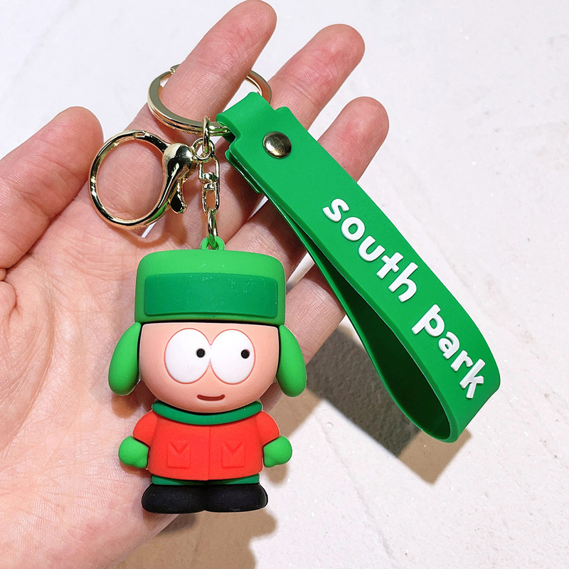 跨境热卖 南方公园钥匙扣South Park公仔情侣挂件娃娃机小礼品|undefined