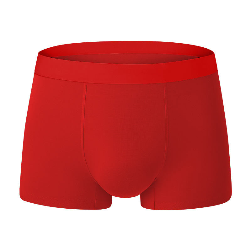 Pantalones de moda de color contrastante, delgadas y sin marcas de cintura media, pantalones de pierna suaves y cómodas, pantalones de entrepierna transpirables para hombres.