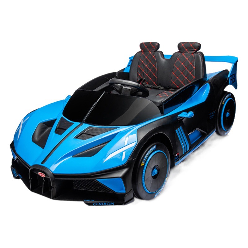 Coche eléctrico para niños coche de control remoto sentado bebé coche deportivo de cuatro ruedas entrega de una pieza coche de juguete recargable