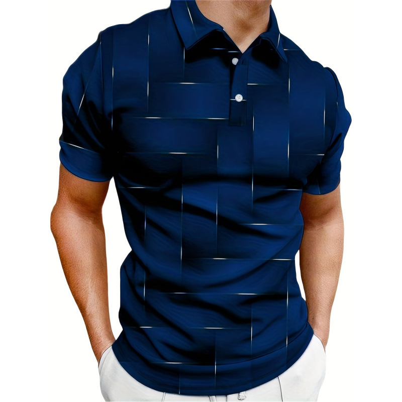 Men's Clothing Men's 3D Printed Shirt Short Sleeved Sports Fashion Summer Top For Formal & Casual Short Sleeve_viptrois.com