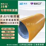 锚固板污水池HDPE聚乙烯多点速格垫耐腐蚀混凝土管道聚乙烯锚固板