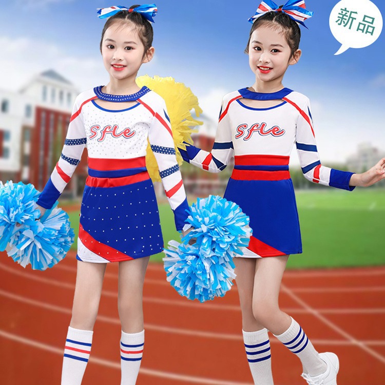 Children's Cheerleading Clothing, Cheerleading Uniforms, Primary and Secondary School Students' Sports Games, Men's and Women's Performance Clothing, Competitive Competition Performance Clothing